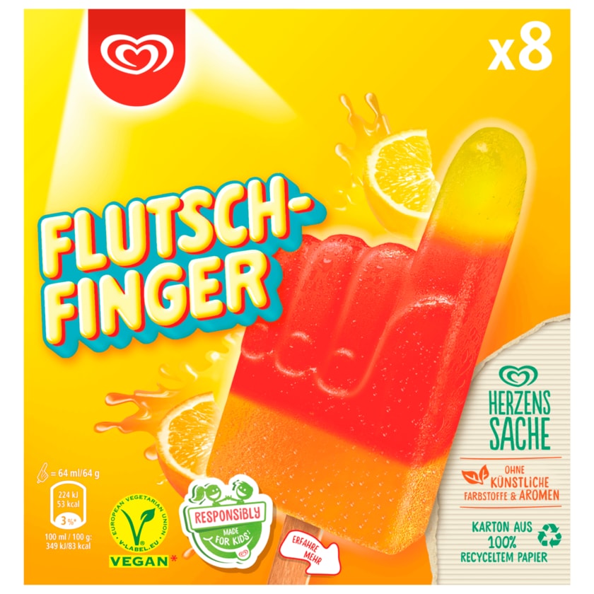 Langnese Flutschfinger Eis 8x64ml